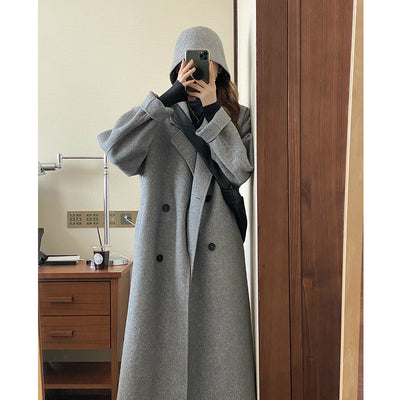 Abrigo de Cachemira de Largo Medio para Mujer - Diseño Casual y Abrigador - Image 3