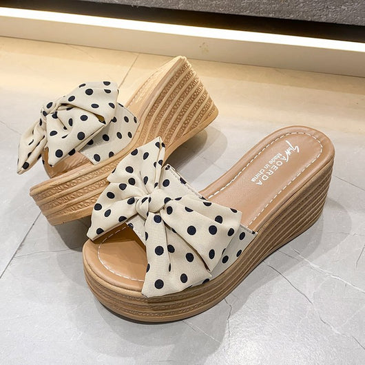 Pantuflas Cuña Alta Fashion Word Out - Image 3