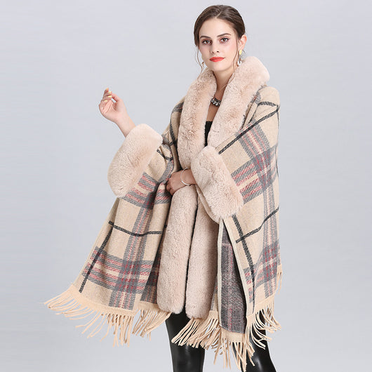 Cardigan Poncho con Capucha y Borlas - Abrigo Tejido Versátil - Image 5