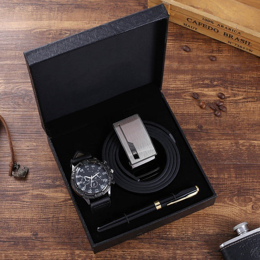 Estuche Premium de Accesorios Ejecutivos para Hombre: Cinturón, Cartera, Reloj y Bolígrafo - Image 14