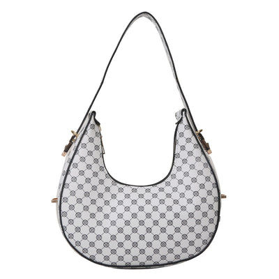 Bolso Bandolera Occidental Estilo Crescent con Estampado - Image 10
