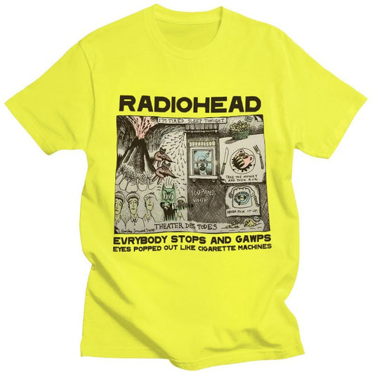 Camiseta Vintage Radiohead 2000 Hip Hop Rock Unisex Talla M - Image 7