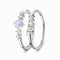 Micro Zircon Moonstone Double-layer Ring Niche Design Simple Light Luxury Jewelry Verde 7