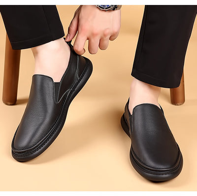Zapatos Casuales de Cuero Genuino para Hombre - Primera Capa - Image 17
