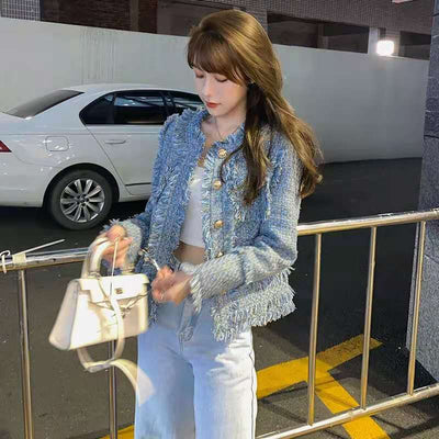 Camisa Vaquera Moderna de Manga Larga con Estilo Trendy - Image 8