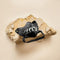 Máscara de Cuero para Motociclista Media Cara Skull Negro