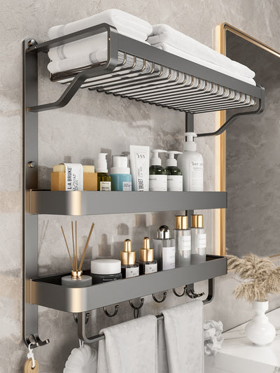 Organizador de Baño Mural Multicapa sin Perforaciones - Image 2