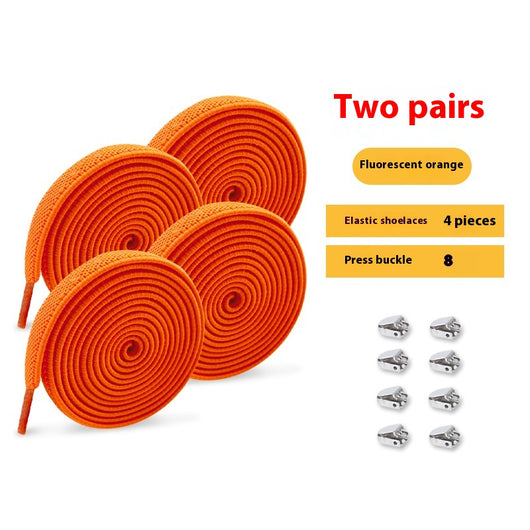 Cordones Elásticos sin Nudo - Zapatos Blancos Unisex con Cierre Ajustable - Image 12