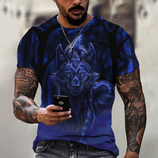 Playera Estampada León 3D para Hombre - Diseño Beast Verano - Image 17