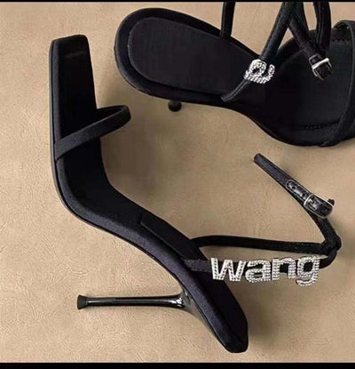 Tacones Stiletto Cuadrados con Strass - Diseño Moderno para Mujer - Image 5