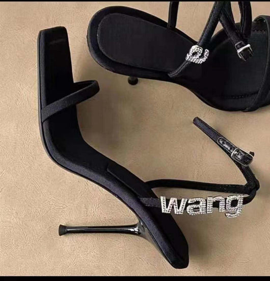 Tacones Stiletto Cuadrados con Strass - Diseño Moderno para Mujer - Image 5