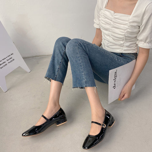 Zapatos de Tacón Cuadrado Grueso para Mujer - Image 18