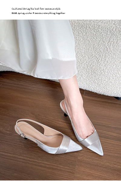 Sandalias de Tacón Stiletto Punta Cerrada para Mujer - Image 10
