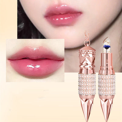 Labial Jelly Floral Cambia Color con Lámina Dorada - Hidratante - Image 4