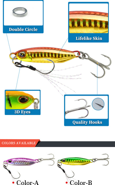 Cebo Artificial de Largo Alcance para Pesca de Agua Dulce y Salada - Image 12