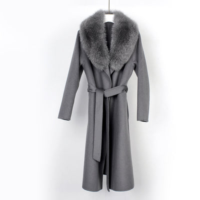 Abrigo de Lana Reversible Doble Faz con Cinturón - Corte Slim Otoño Invierno - Image 6