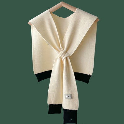 Camisa con Chal de Lana Verde - Abrigo de Hombros Elegante - Image 24
