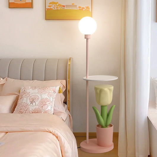 Lámpara de Piso Tulipán para Dormitorio Infantil