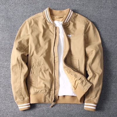 Chaqueta Bomber Cuello Alto Hombre Primavera Otoño - Image 2