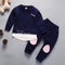 Conjunto Infantil Coreano: Suéter y Pantalones Dos Piezas