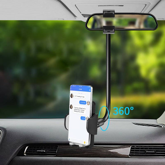 Soporte Magnético para Espejo Retrovisor - Sostenedor de Teléfono Vehicular