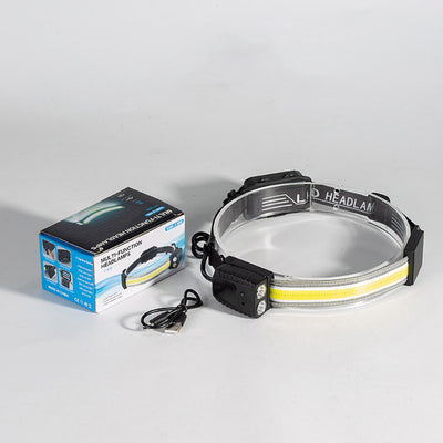 Linterna Frontal LED Recargable para Pesca, Senderismo y Emergencias - Image 8