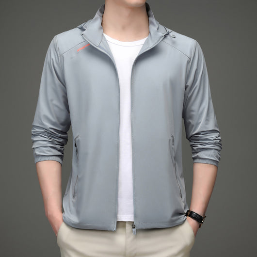 Ropa de Protección Solar para Hombre - Tela Ice Silk Secado Rápido - Image 13