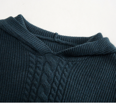 Sudadera con Capucha para Mujer - Suéter Tejido Casual de Manga Larga - Image 10