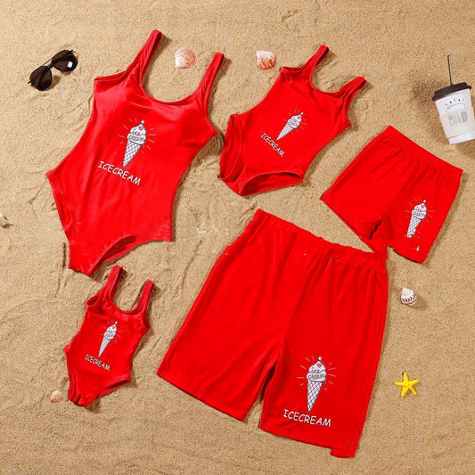 Traje de Baño Familiar Secado Rápido - Pantalones de Playa para Padres e Hijos - Image 2