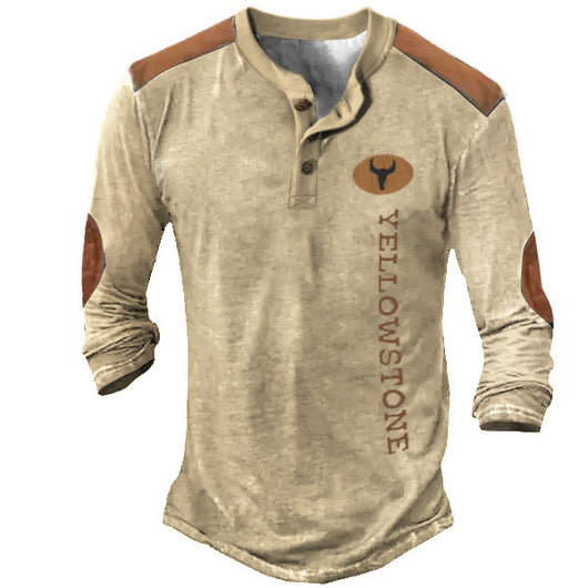 Playera Henley Clásica para Hombre - Diseño Liso y Versátil - Image 15
