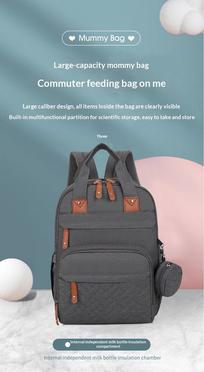Bolsa Maternal Multifuncional con Cambiador y Compartimento Térmico - Image 28