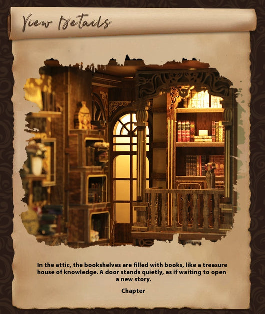 Soporte Decorativo 3D para Libros - Diseño Cabaña DIY - Image 30