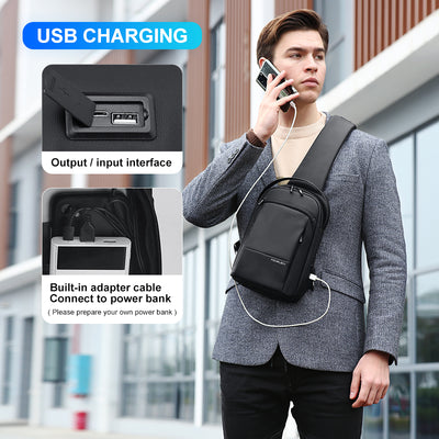 Bolso Cruzado de Un Hombro para Hombre - Estilo Urbano - Image 3