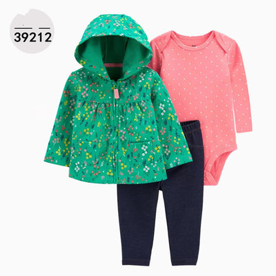 Conjunto Infantil 3 Piezas: Sudadera con Capucha, Manga Larga y Pantalón - Image 10