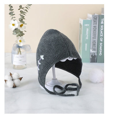 Gorro Tejido con Orejeras Bordadas a Mano - Protección Antiviento - Image 19