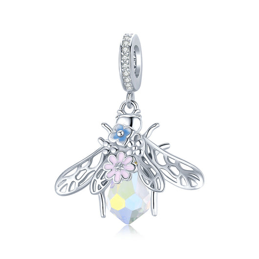 Cuentas de Plata 925 con Flores de Cristal Azul - Image 12