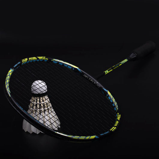 Raqueta de Bádminton Ofensiva con Refuerzo de Fibra de Carbono 32 Libras