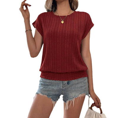 Playera Básica para Mujer Cuello Redondo Manga Corta - Image 5