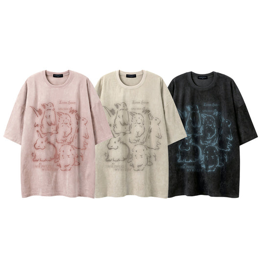 Camiseta Estampada Unisex de Moda