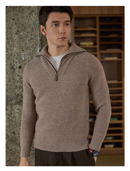 Suéter Cuello Alto con Cierre Medio para Hombre - Image 3