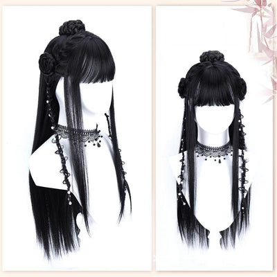 Peluca Hanfu Completa para Cosplay - Estilo Traje Antiguo Chino - Image 5