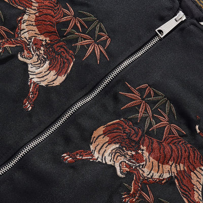 Chaqueta de Béisbol Casual para Hombre con Bordado de Tigre Premium - Image 5