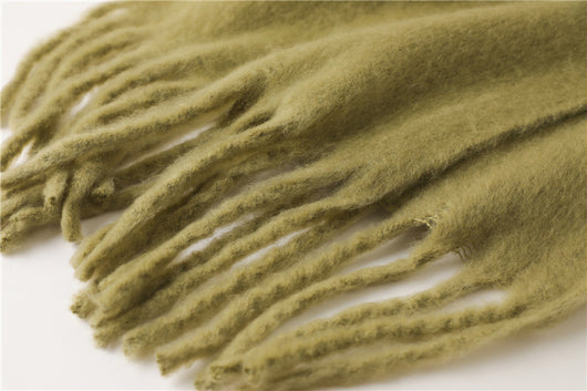 Bufanda Térmica Versátil con Borlas Extendidas para Invierno - Image 32