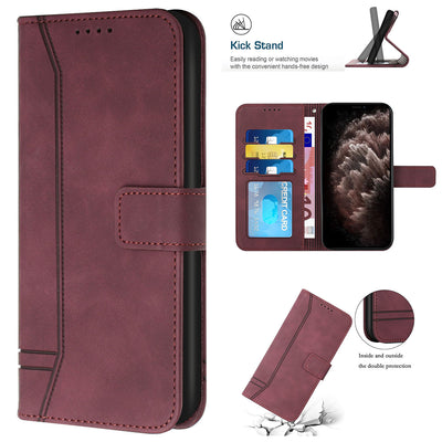 Funda Cartera para Celular con Textura Premium y Soporte de Tarjetas - Image 9