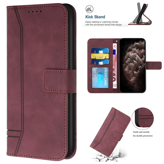 Funda Cartera para Celular con Textura Premium y Soporte de Tarjetas - Image 9