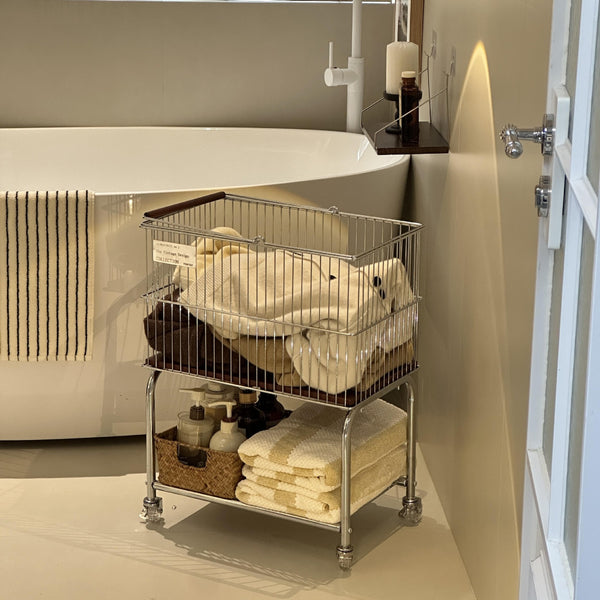 Carrito Organizador de Ropa Sucia Extraíble Gran Capacidad