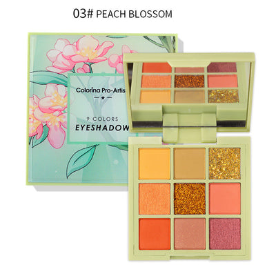 Paleta de Sombras Eyeshadow Tonos Tierra con Brillo y Lentejuelas Calabaza - Image 12