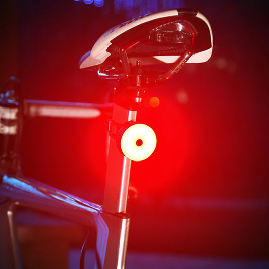 Luz de Advertencia Recargable para Bicicleta - Aleación de Aluminio Multicolor