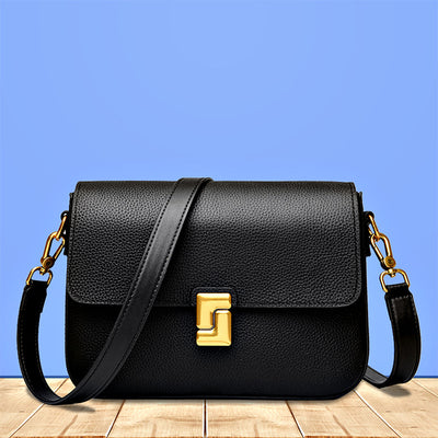 Bolso Mensajero de Cuero Vintage para Mujer - Image 3