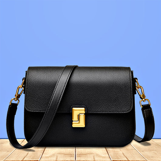 Bolso Mensajero de Cuero Vintage para Mujer - Image 3